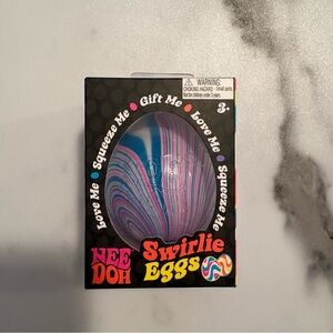 Nee Doh Swirlie Egg Toys BLUES